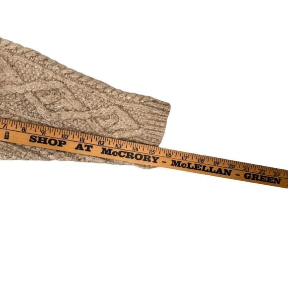 Soft Surroundings Womens 24 Size Cable Knit Boyfriend Sweater Wool Cashmere - Picture 6 of 10